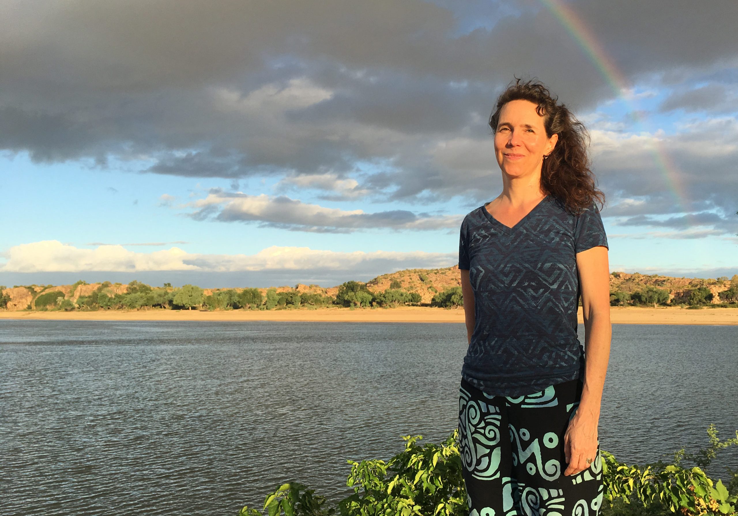 After we found the site of my first village where the massacre occurred we were gifted with a rainbow. It felt like a sign that I had come full circle after 40 years.